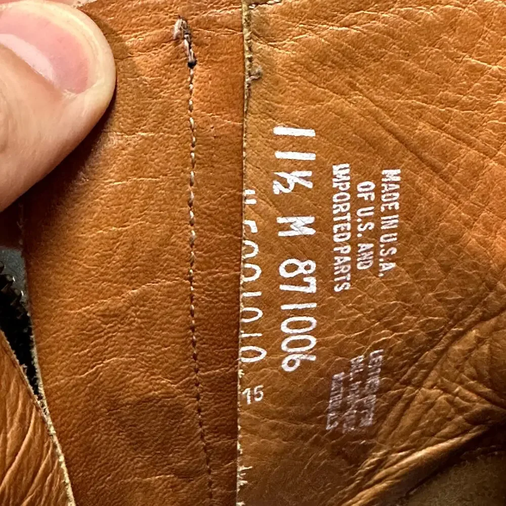 EUC Rancourt & Co. x Helm Pablo Boot Zipper Moto Made in Maine USA 11.5 D